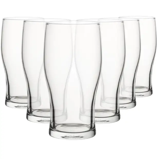 Tulip Pint Glasses - 570ml - Set of 6
