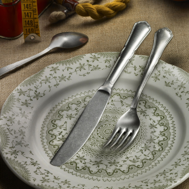 Pintinox Settecento Table Knife - Stone Washed