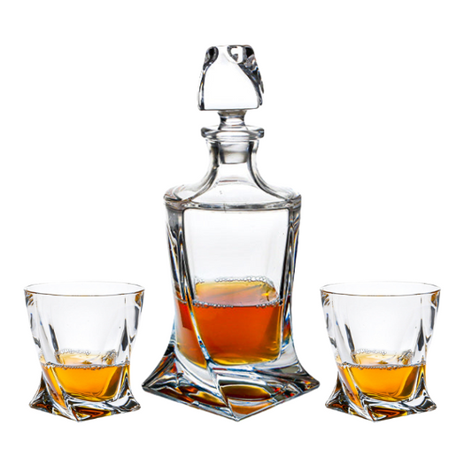 Crystalite 3 Piece Whisky Set - 0.85Ltr