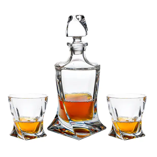 Crystalite 3 Piece Whisky Set - 0.85Ltr