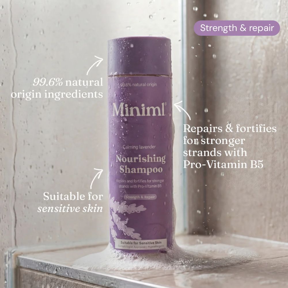 Nourish Shampoo 400ml | Lavender & Chamomile for Damaged Hair