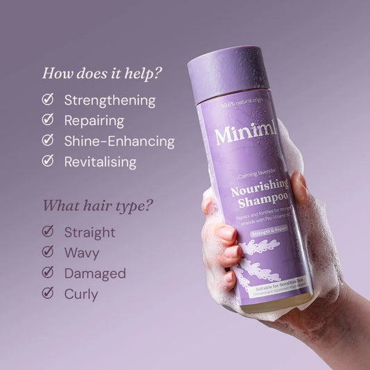 Nourish Shampoo 400ml | Lavender & Chamomile for Damaged Hair