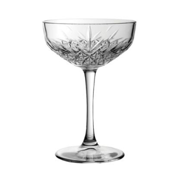 Timeless Fully Cut Champagne Saucers - 270ml - Set of 6