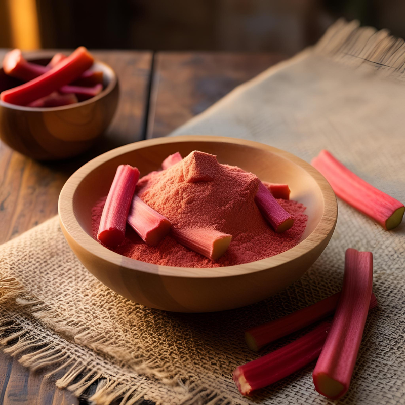 Freeze Dried Rhubarb Powder