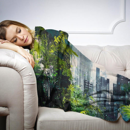 Urban Jungle Blanket