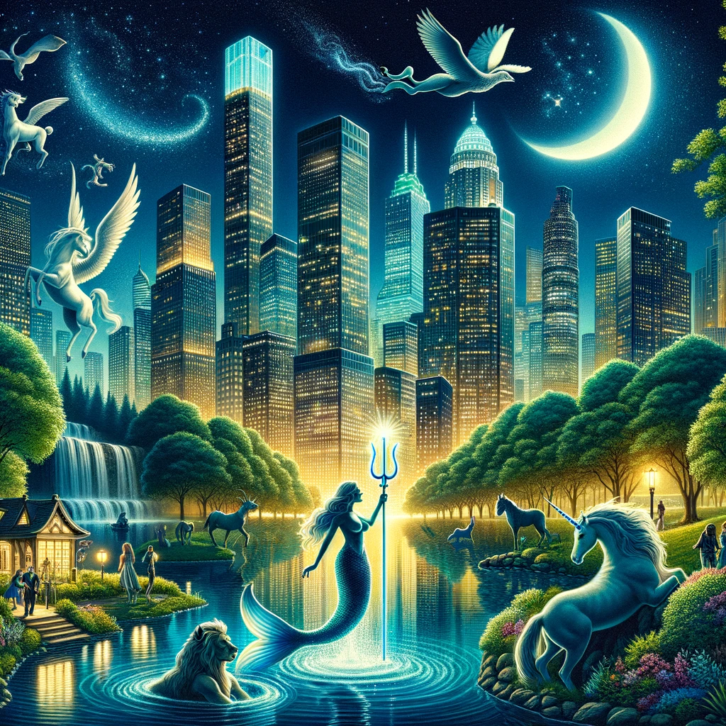 Urban Creature Fantasy Blend Canvas
