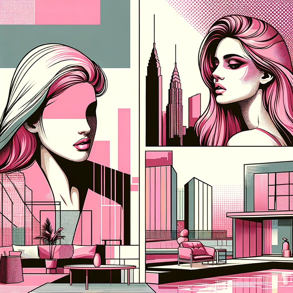 Urban Elegance: Modern Pop Art Canvas