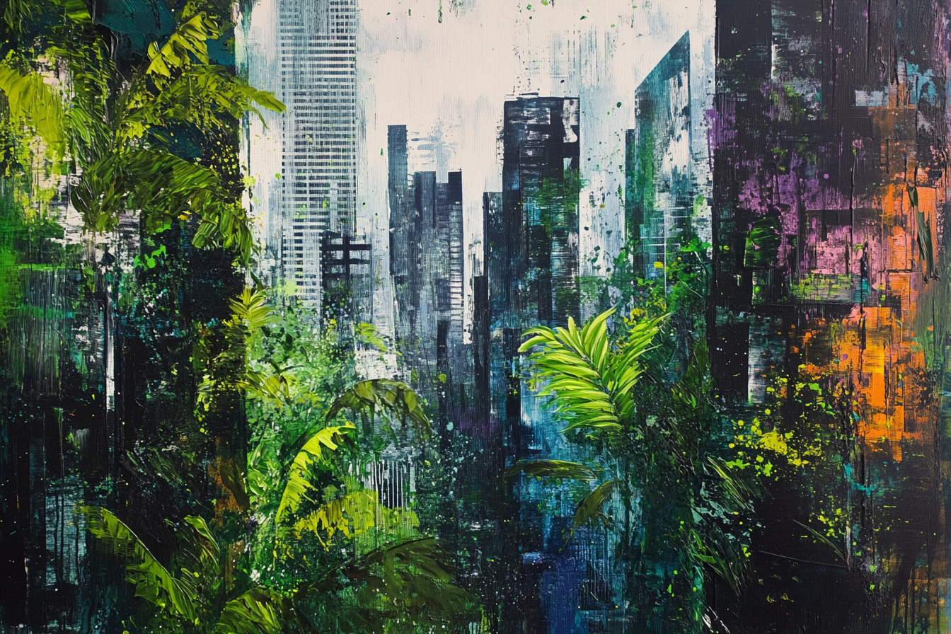 Urban Jungle Canvas