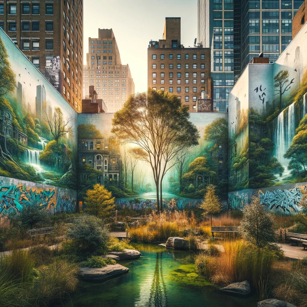 Urban Oasis Canvas
