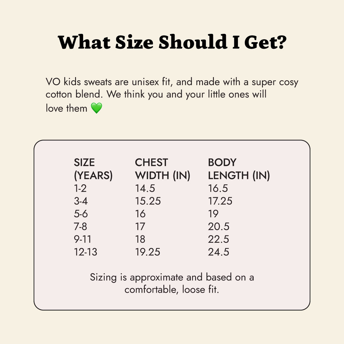 VO Embroidered Kids Hoodie (Unisex)