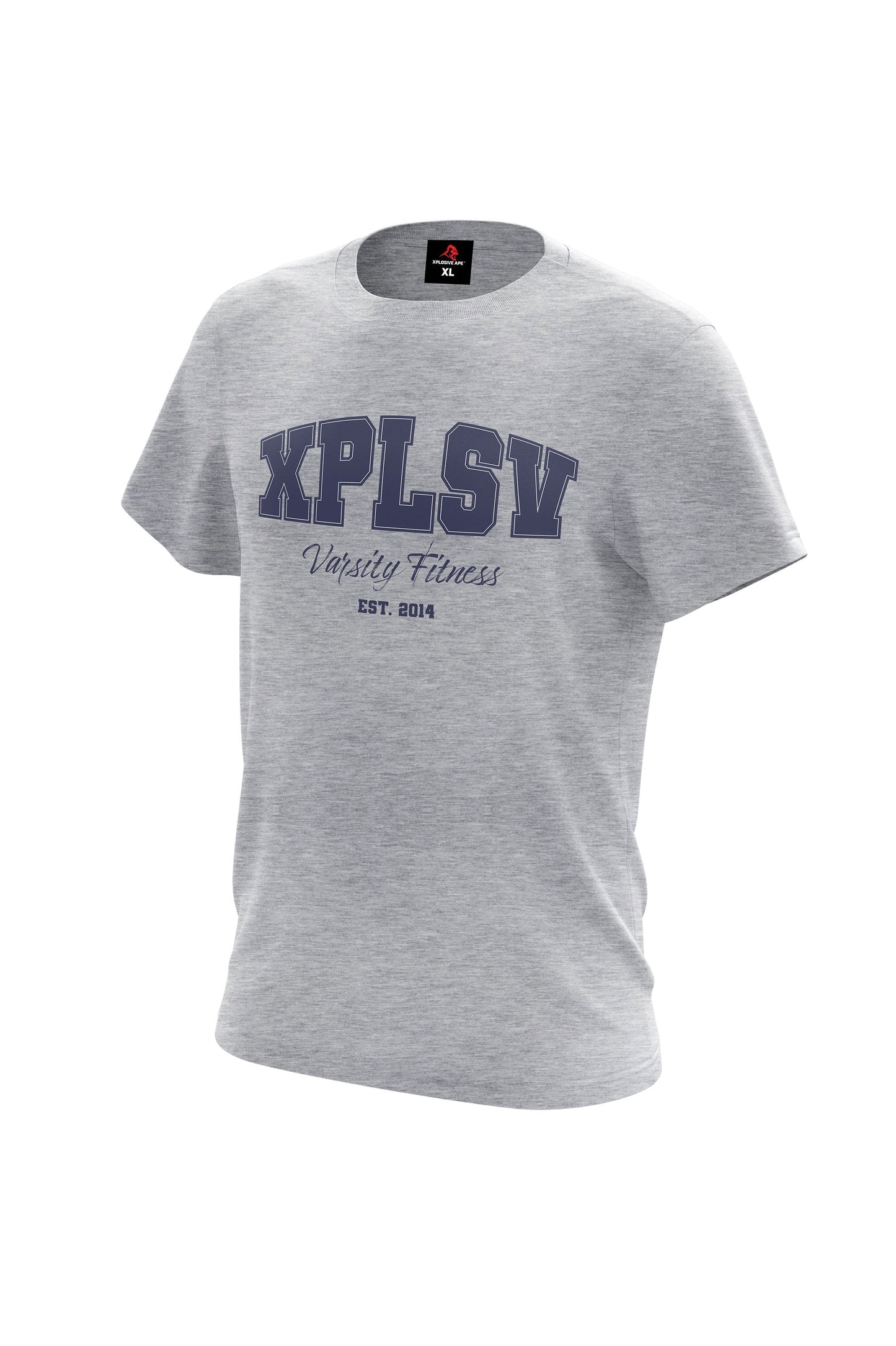 XAPE Varsity Fitness V1 Tee - Sports Grey