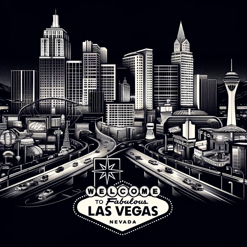 Vegas Nightscape Canvas