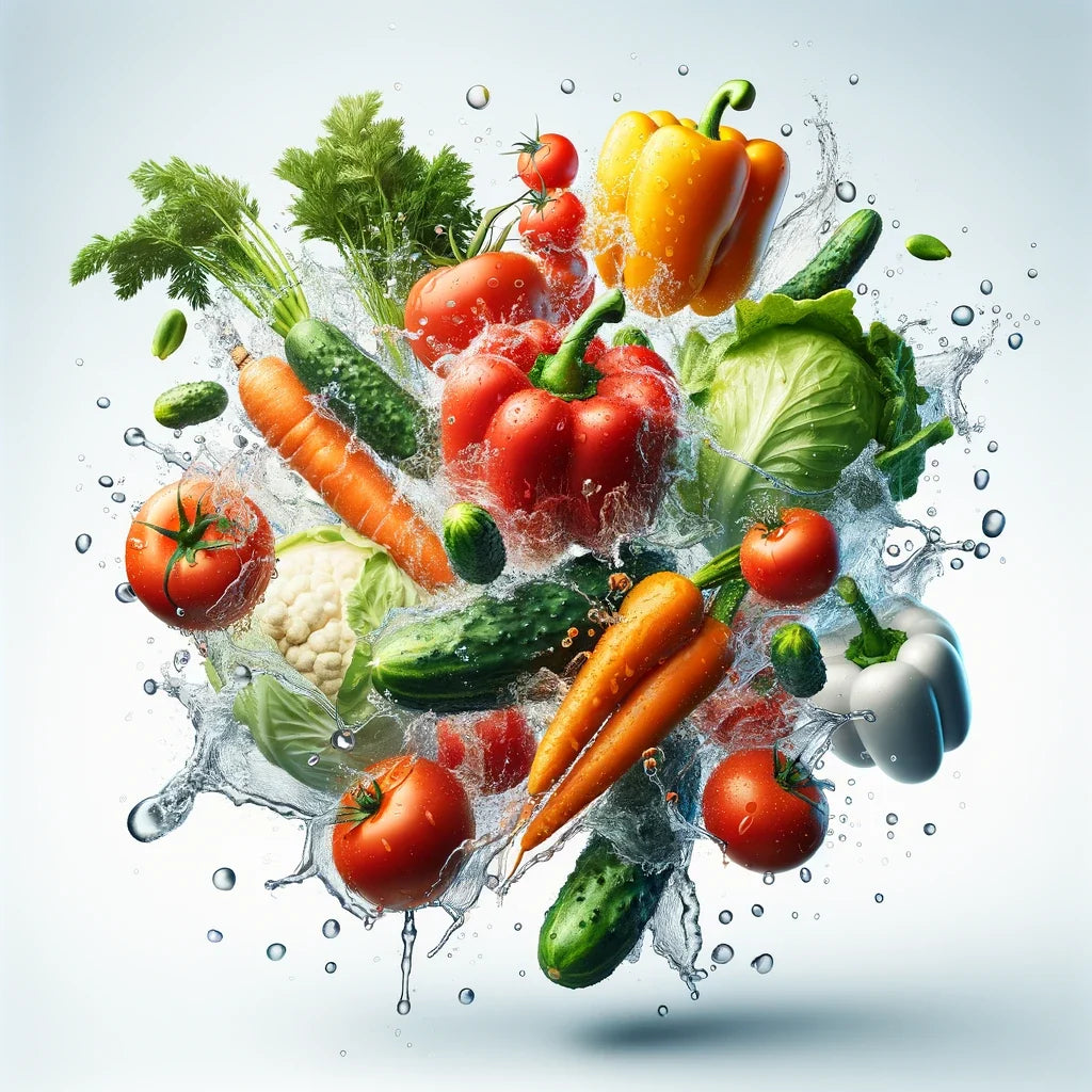 Vegetable Splash Symphony Canvas