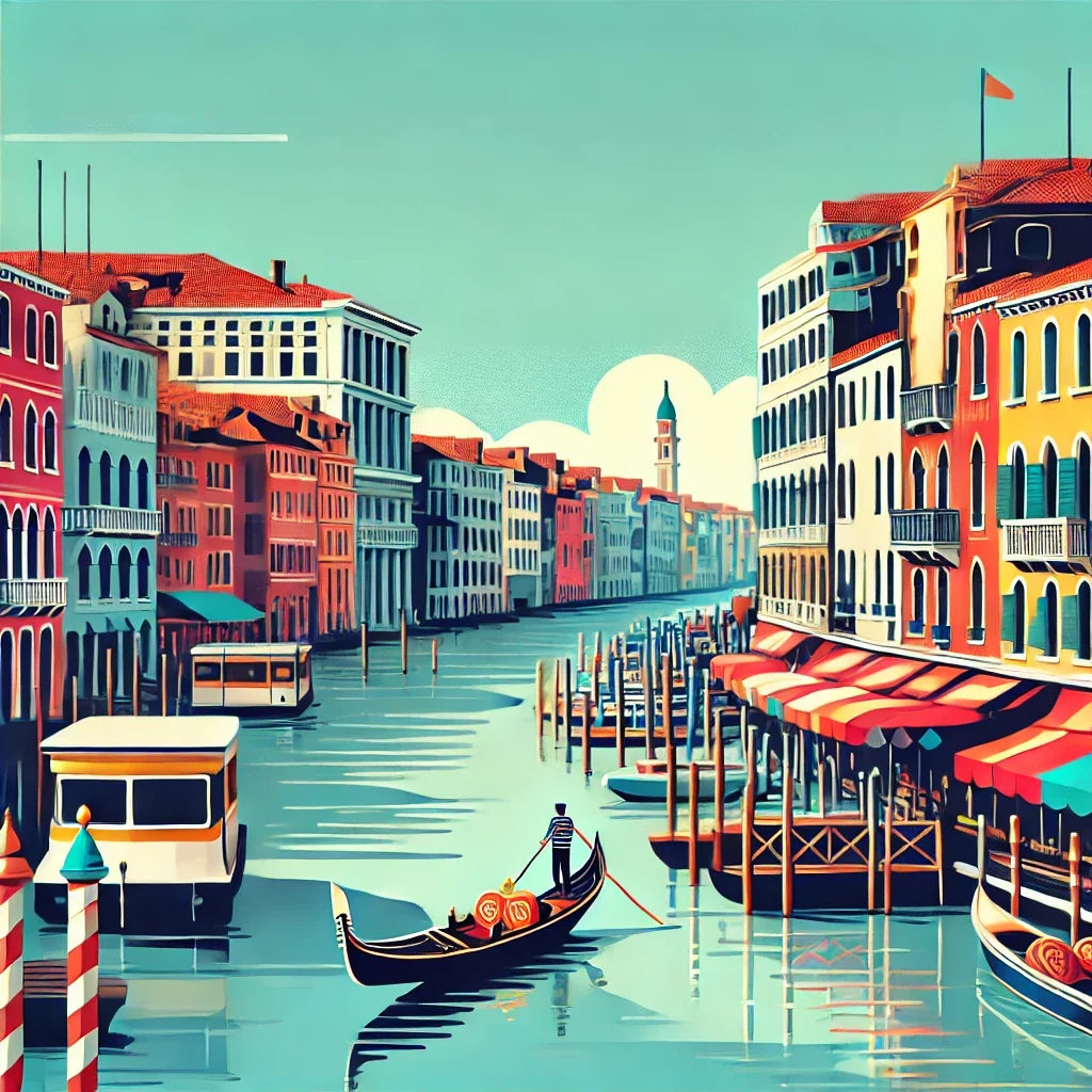 Venetian Vivid Canvas