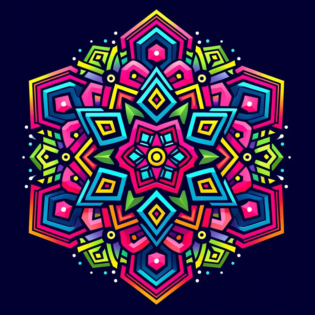 Vibrant Interlock Canvas