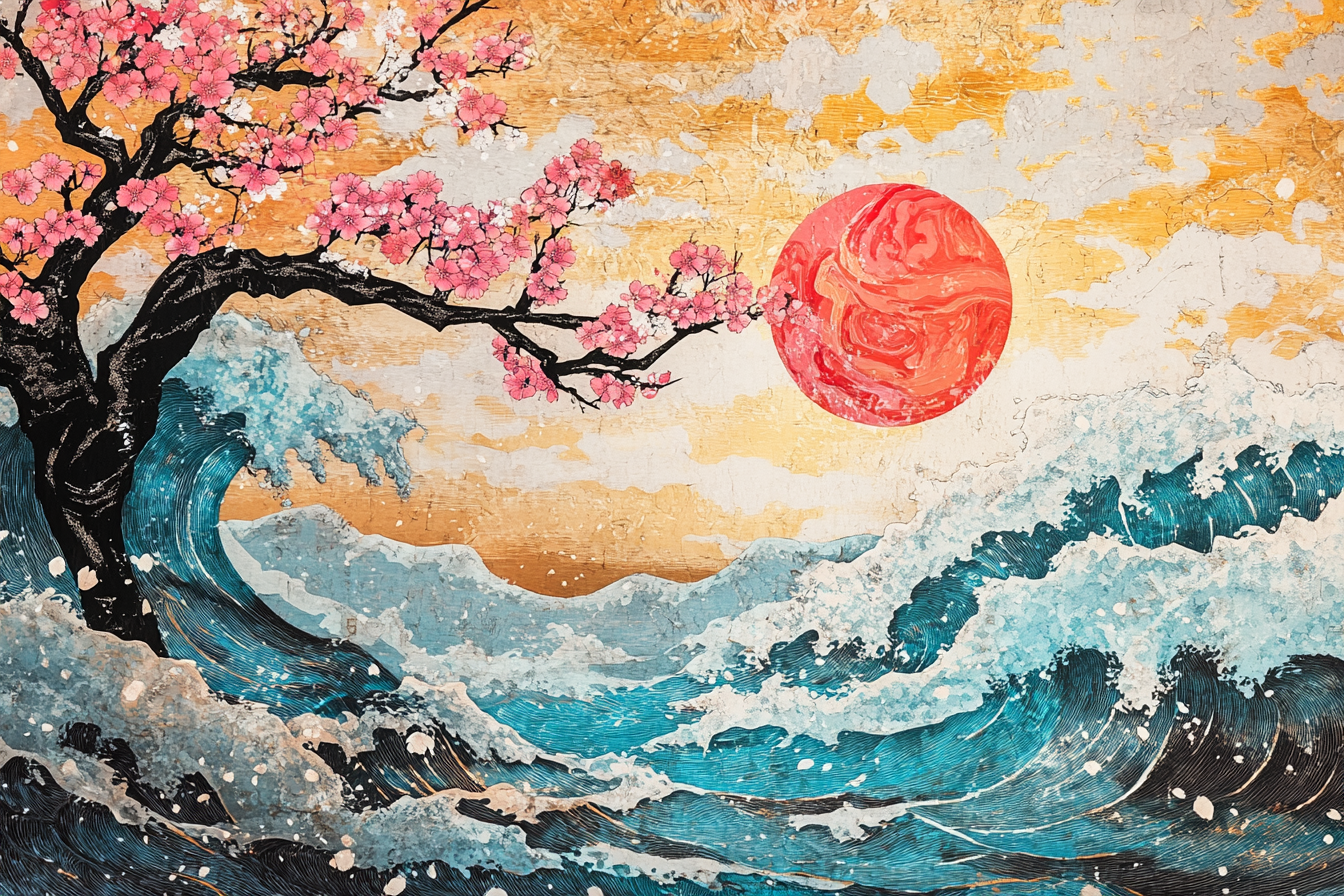 Vibrant Nature Burst Canvas