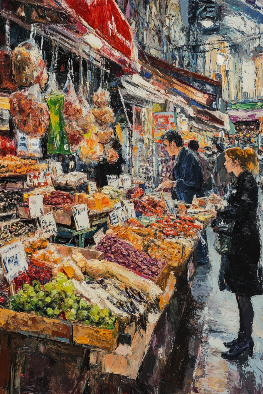 Victor Hugo Market Canvas