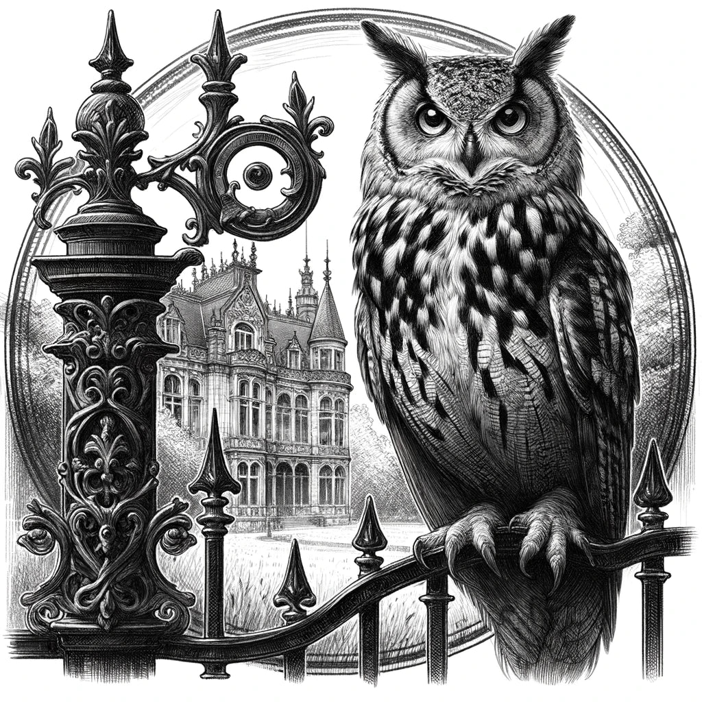 Victorian Owl Canvas