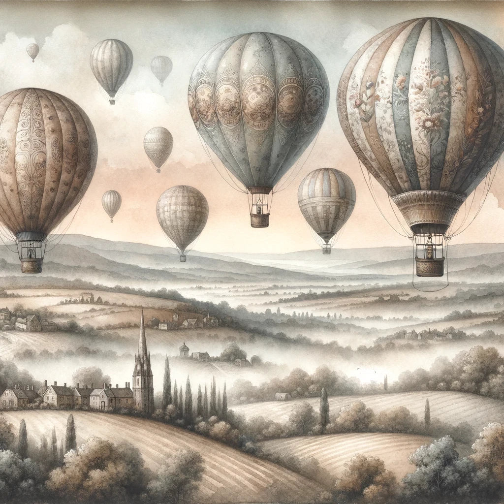 Victorian Skies Cotton Cushion