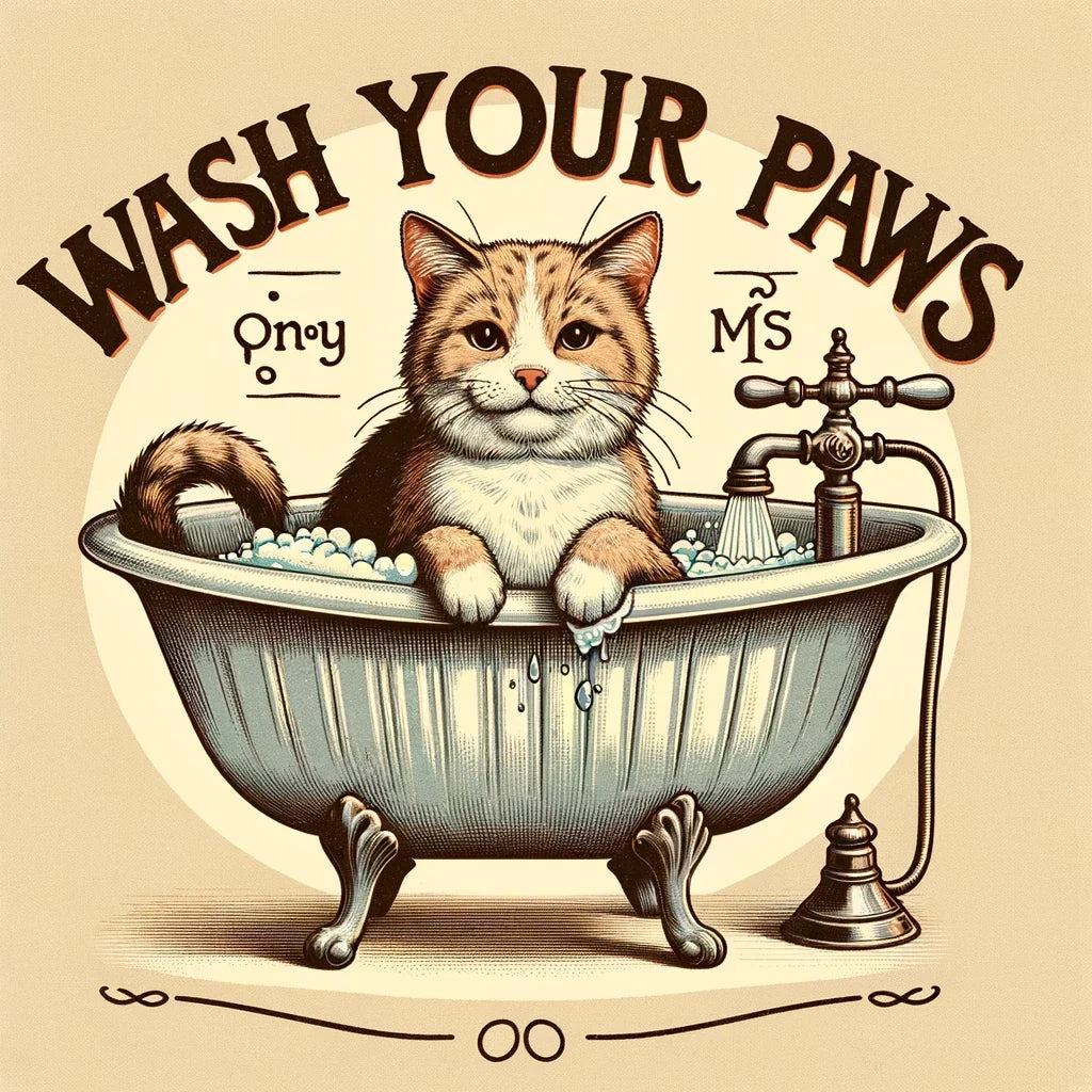 Vintage Paws Wash Canvas