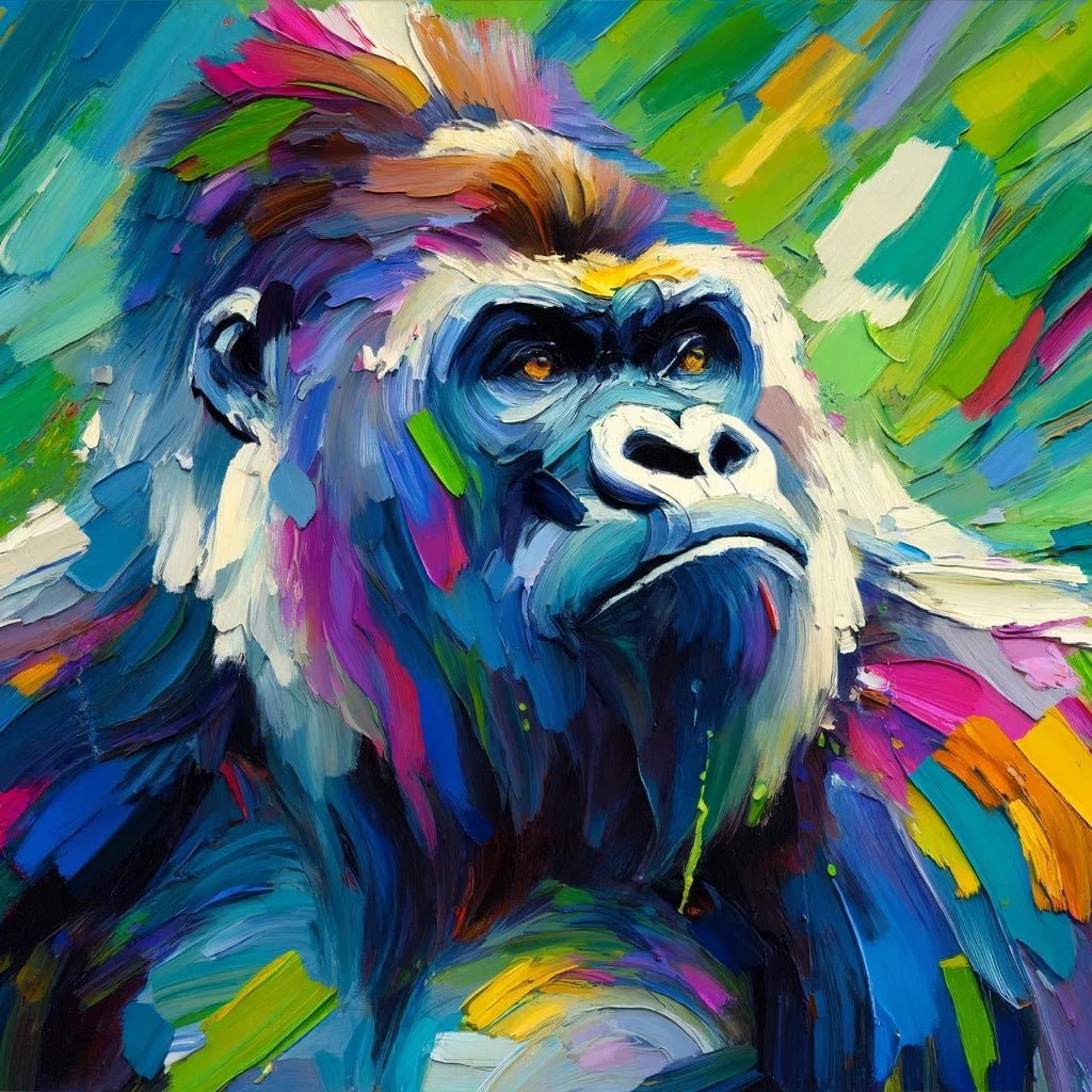 Vivid Gorilla Canvas