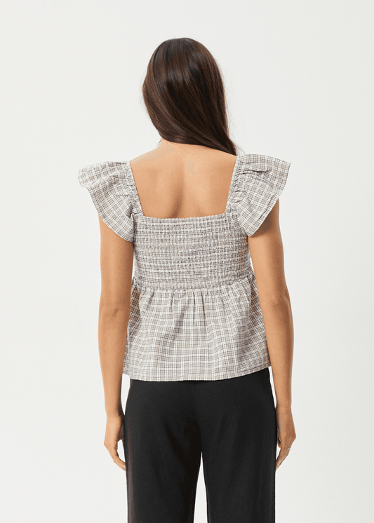 AFENDS Seersucker Top