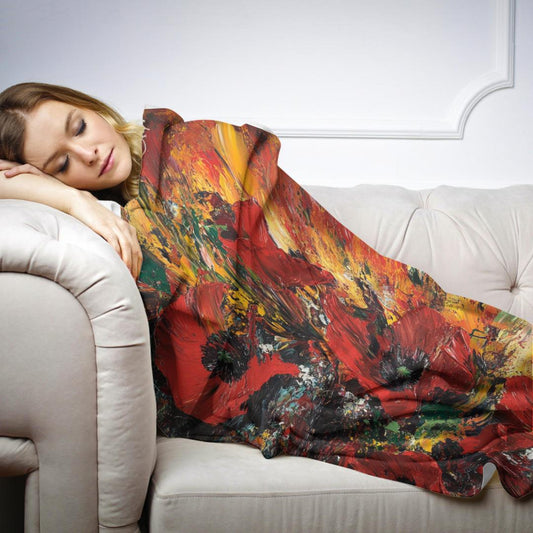 Poppy Burst Blanket
