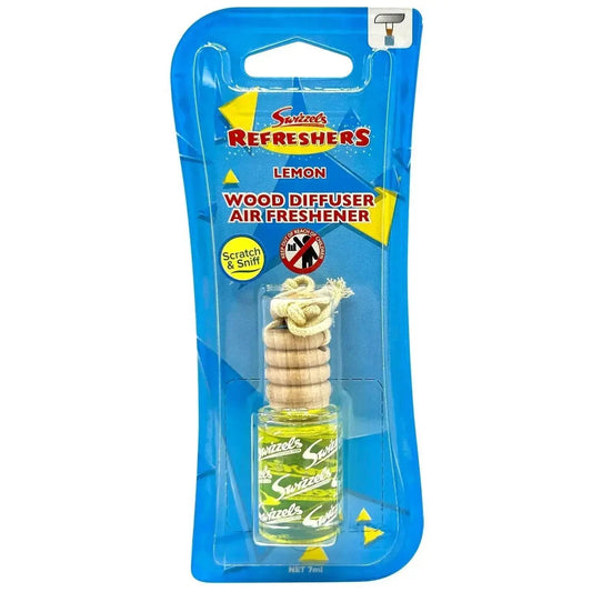 Swizzels Lemon Refreshers Wood Diffuser Car Air Freshener