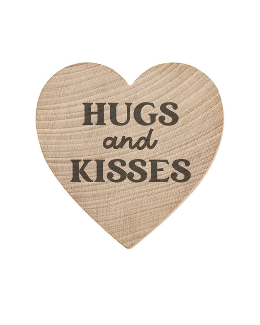 WishStrings Little Pocket Hug | Hugs and Kisses Heart Token | Cute Keepsake Gift | Thinking of You | Letterbox Token for Friends & Loved Ones | XO Hug Gift