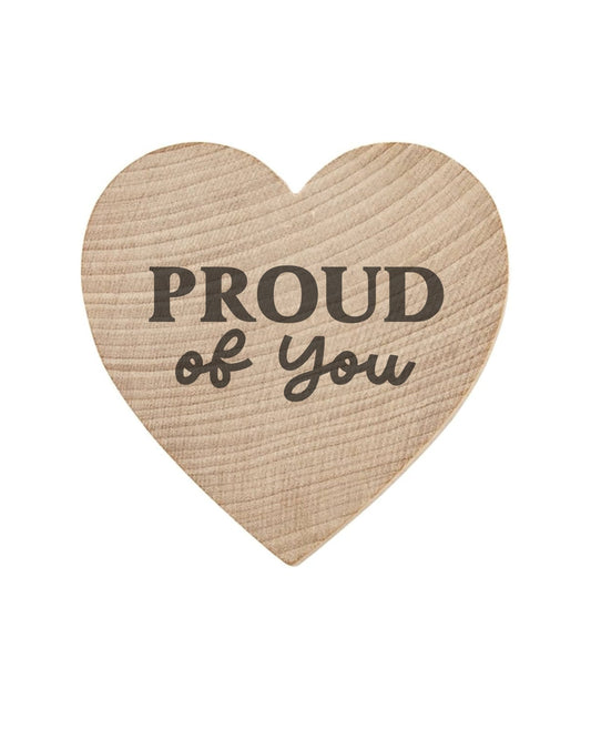 WishStrings Little Pocket Hug | So Proud of You Heart Token | Graduation Gift | Encouragement Keepsake | Thinking of You | Motivational Letterbox Gift