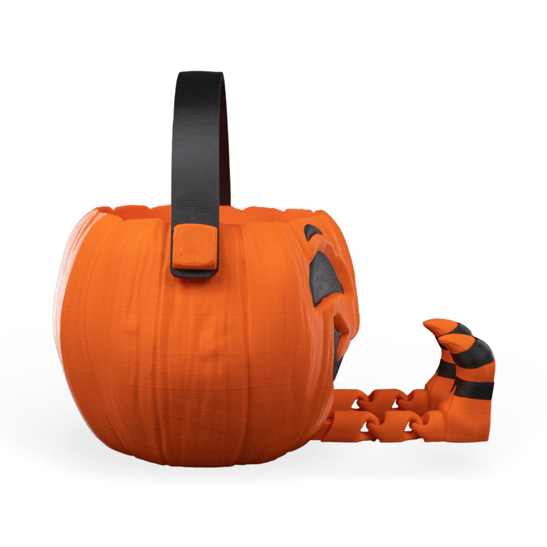 Walking Pumpkin Candy Holder – Halloween Candy Bowl