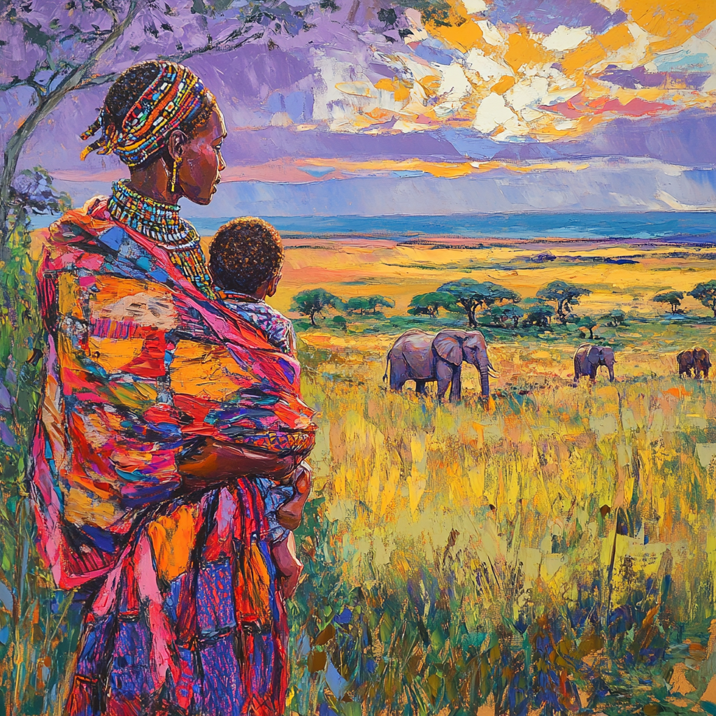 Warrior Mother Canvas
