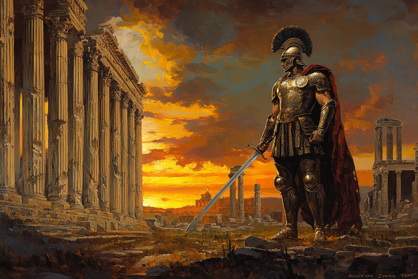 Warrior's Triumph Canvas