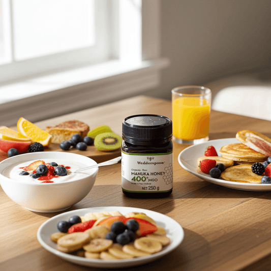 Wedderspoon Raw Organic Manuka Honey 400 MGO – 250g