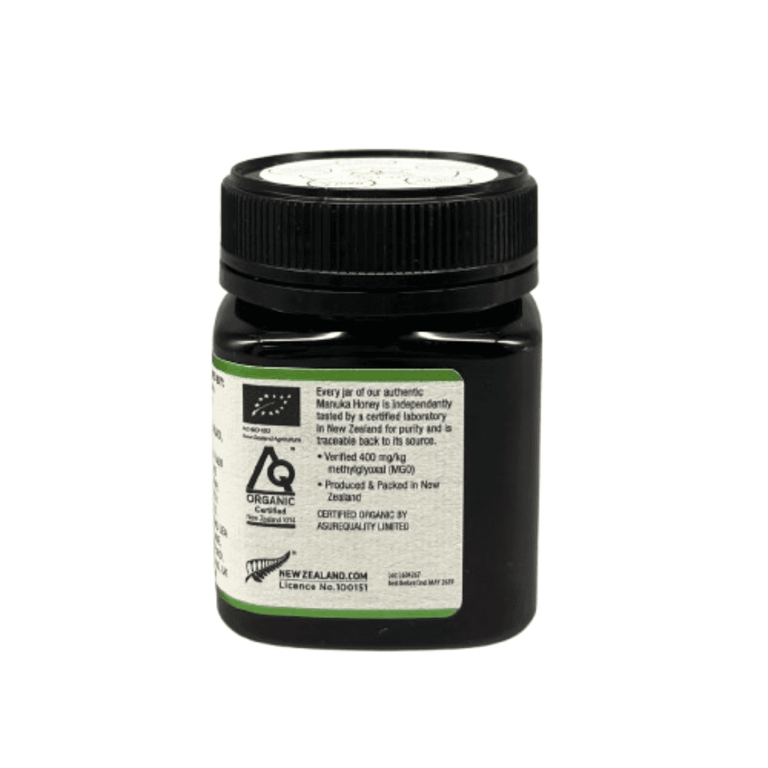 Wedderspoon Raw Organic Manuka Honey 400 MGO – 250g
