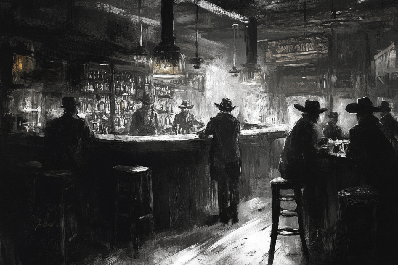 Western Saloon Canvas