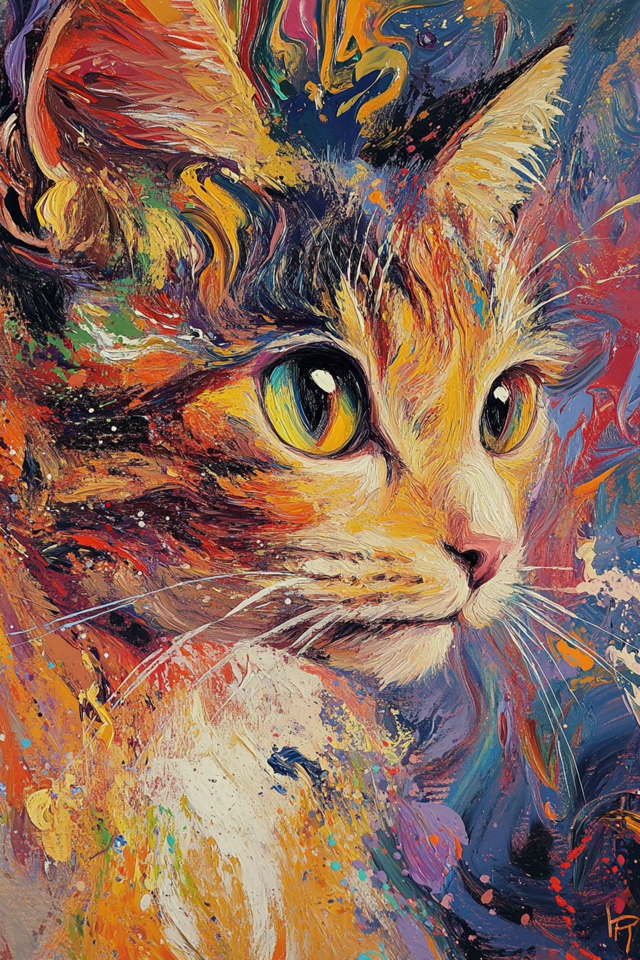 Whiskered Wonder Canvas
