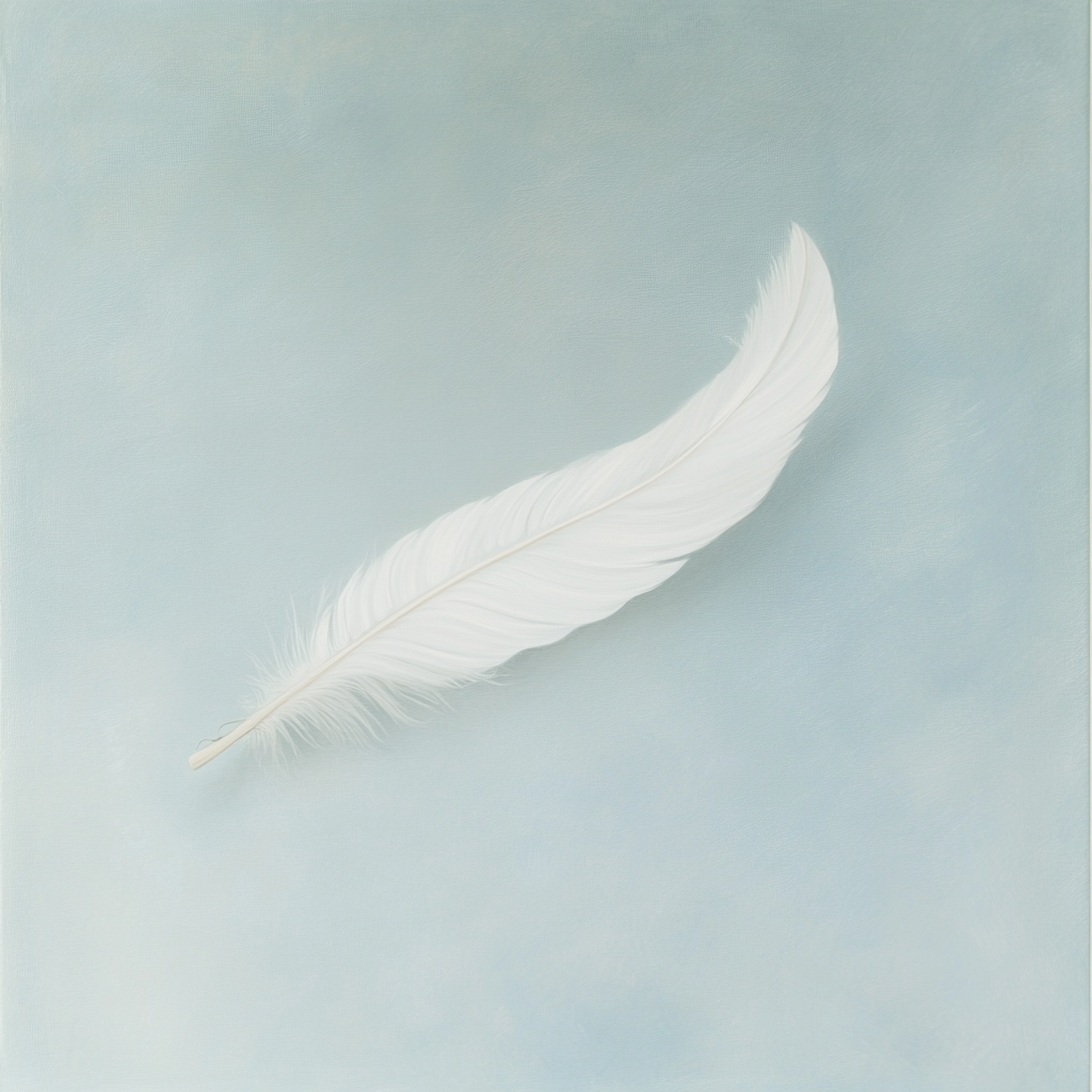 Whispering Feather Cotton Cushion