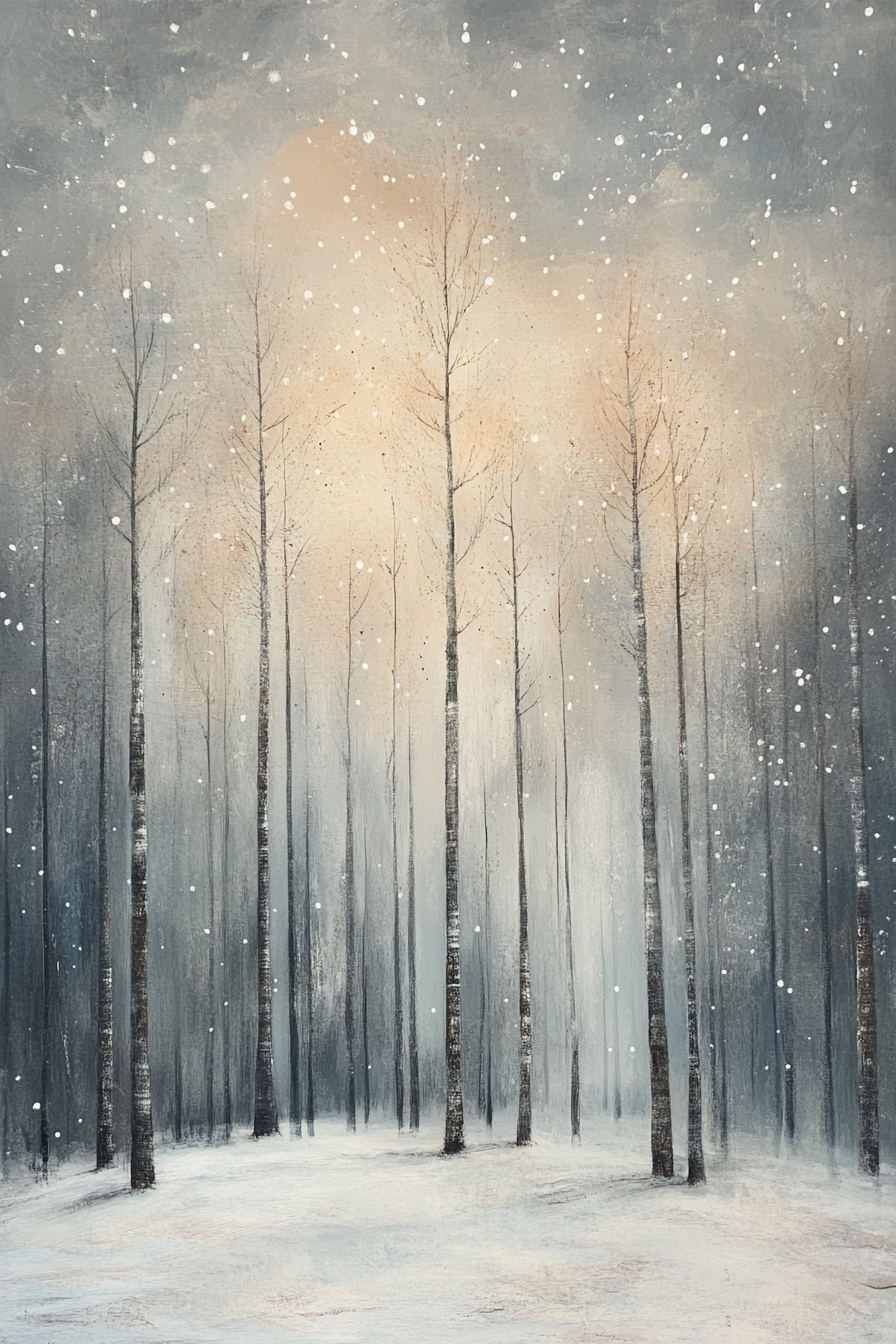 Whispering Snowfall Canvas