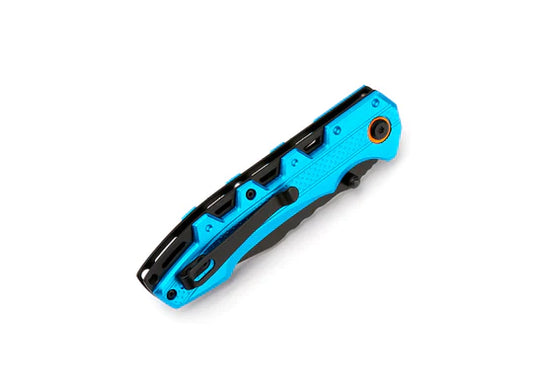 Whitby Liner Lock Knife - Blue Aluminium (3.25")