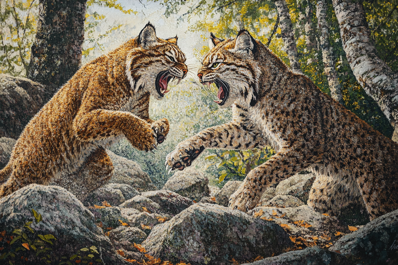 Wildcat Duel Canvas