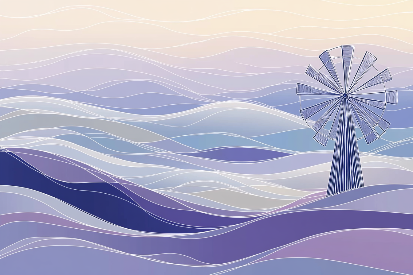 Windmill Harmony Canvas