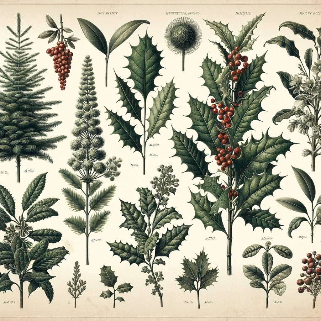 Winter Flora Archive Canvas