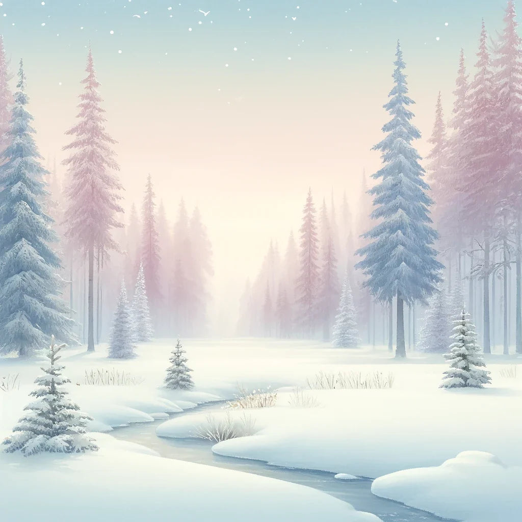 Winter Forest Tranquility Canvas