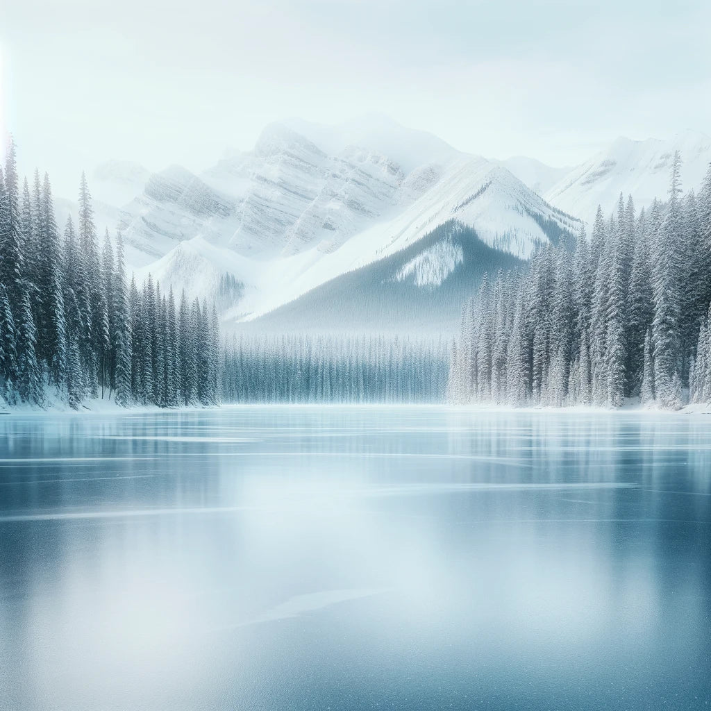 Winter Lake Canvas