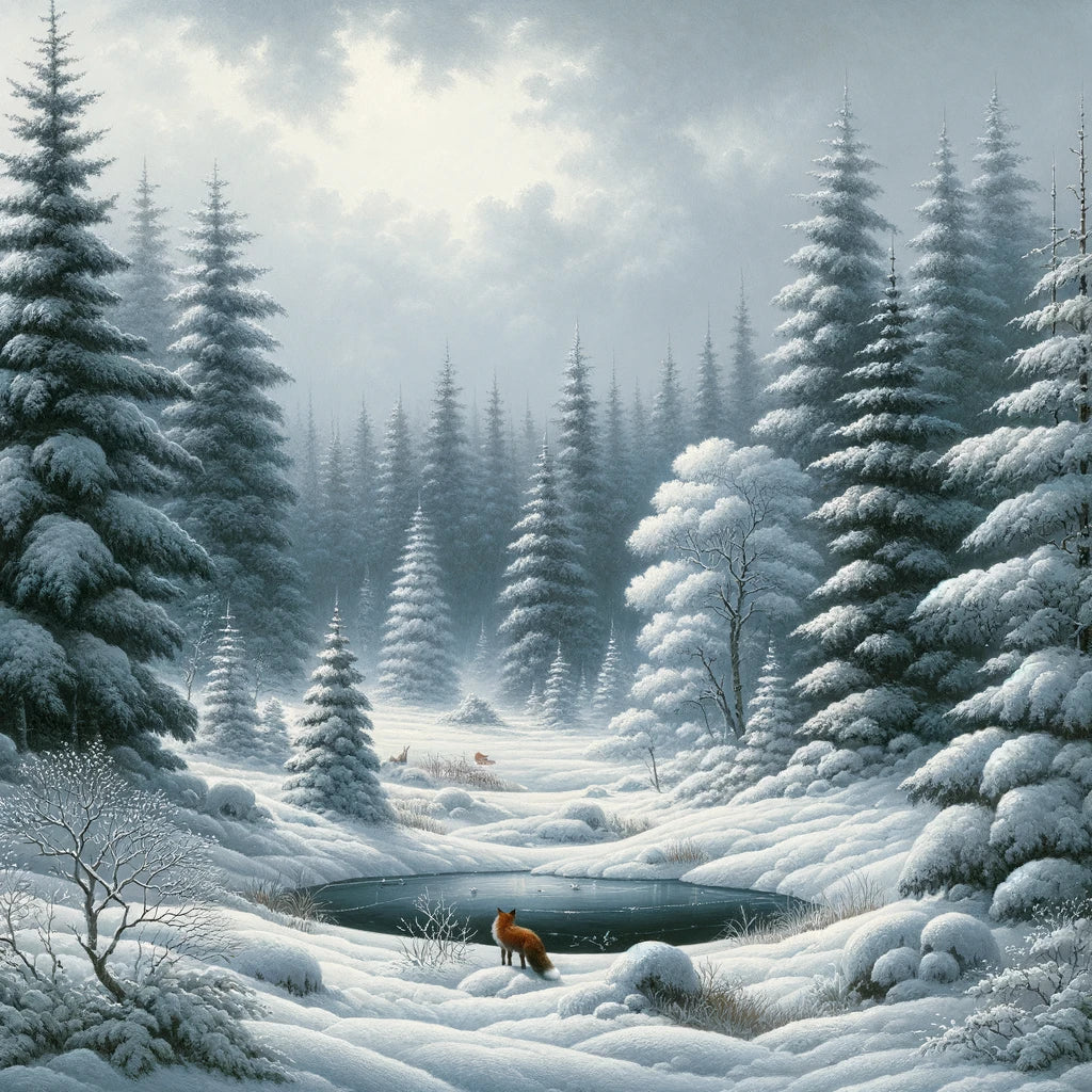 Winter's Whisper Canvas