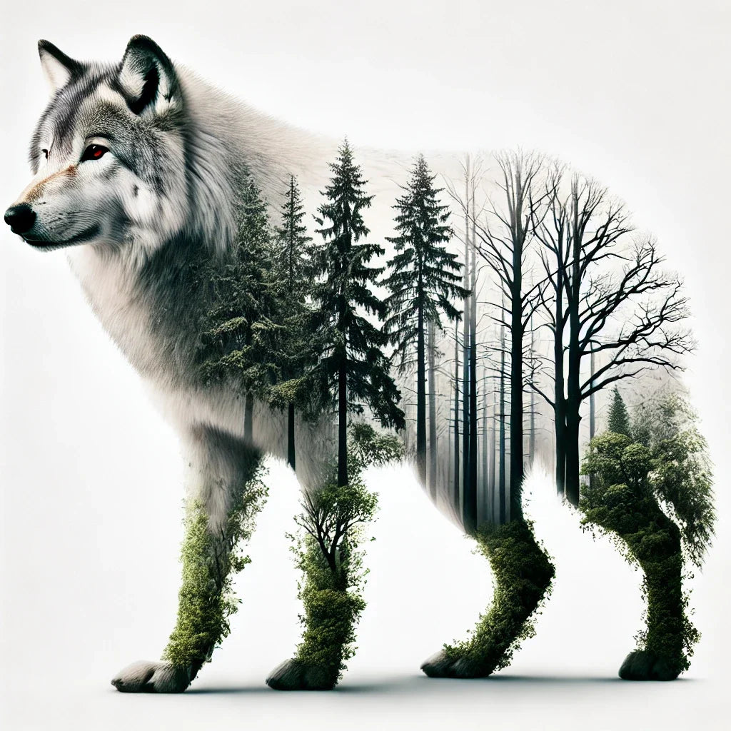 Wolf's Forest Spirit Canvas