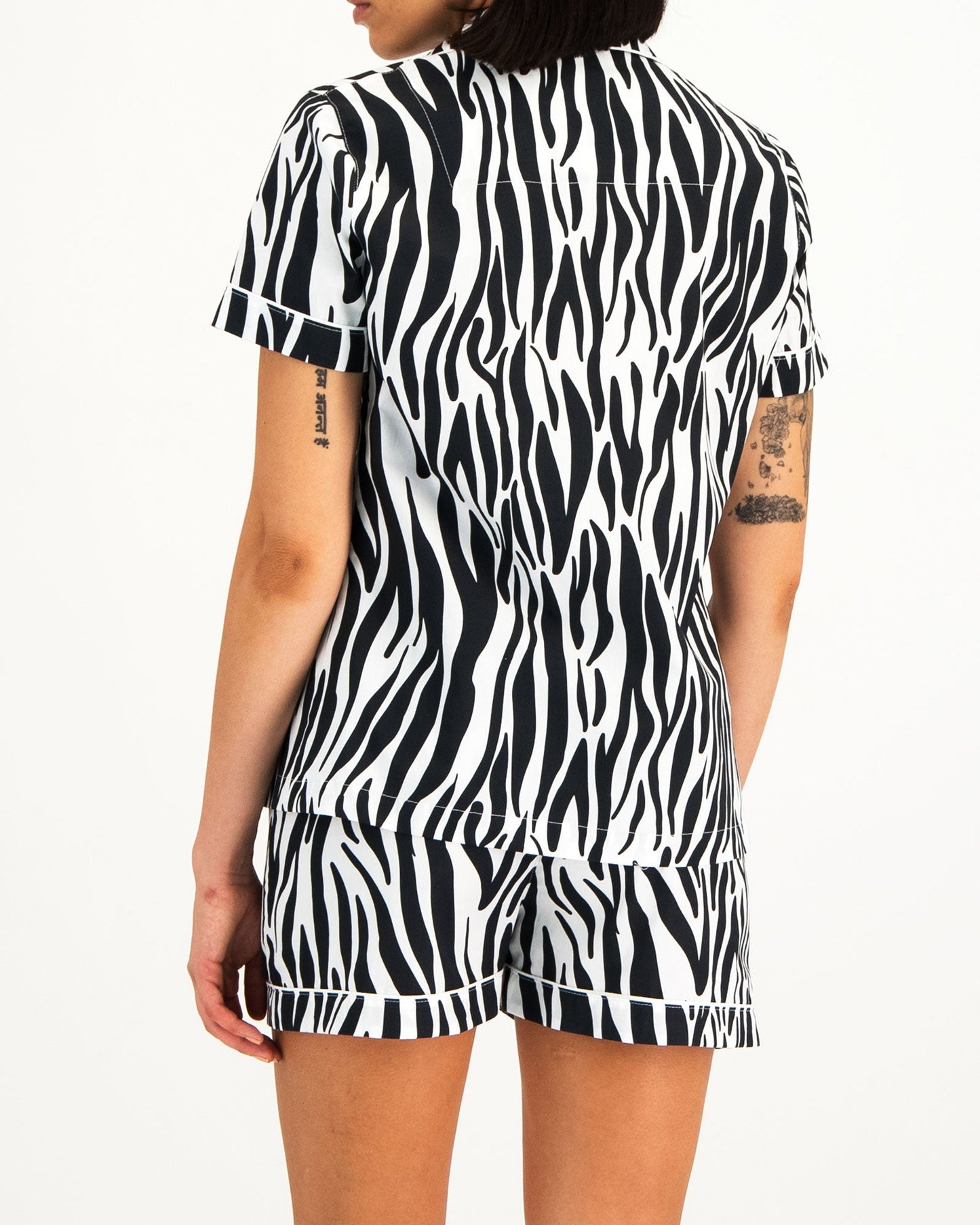Womens Short Pyjamas - Zebra