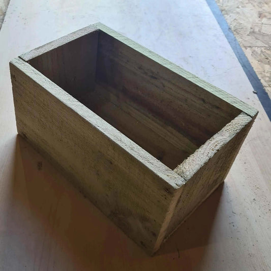 Wooden Rustic Planter Window Box no feet
