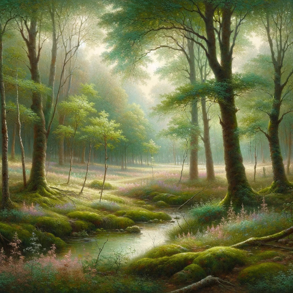 Woodland Glade Serenity Canvas